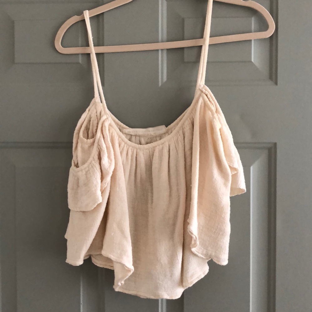 Jens Pirate Booty ruffle drape sleeve top